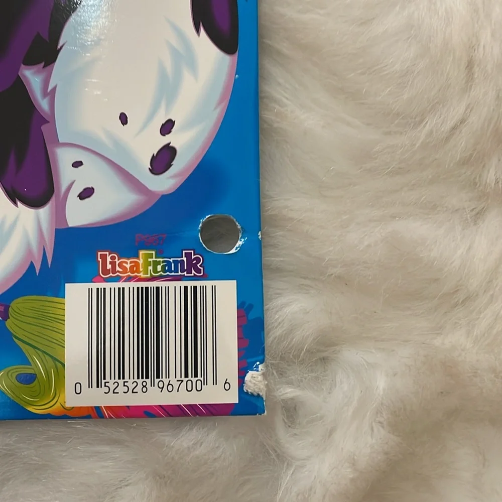 Vintage Lisa Frank folder Violet and Velvet Dog Dogs Colorful Spaniels